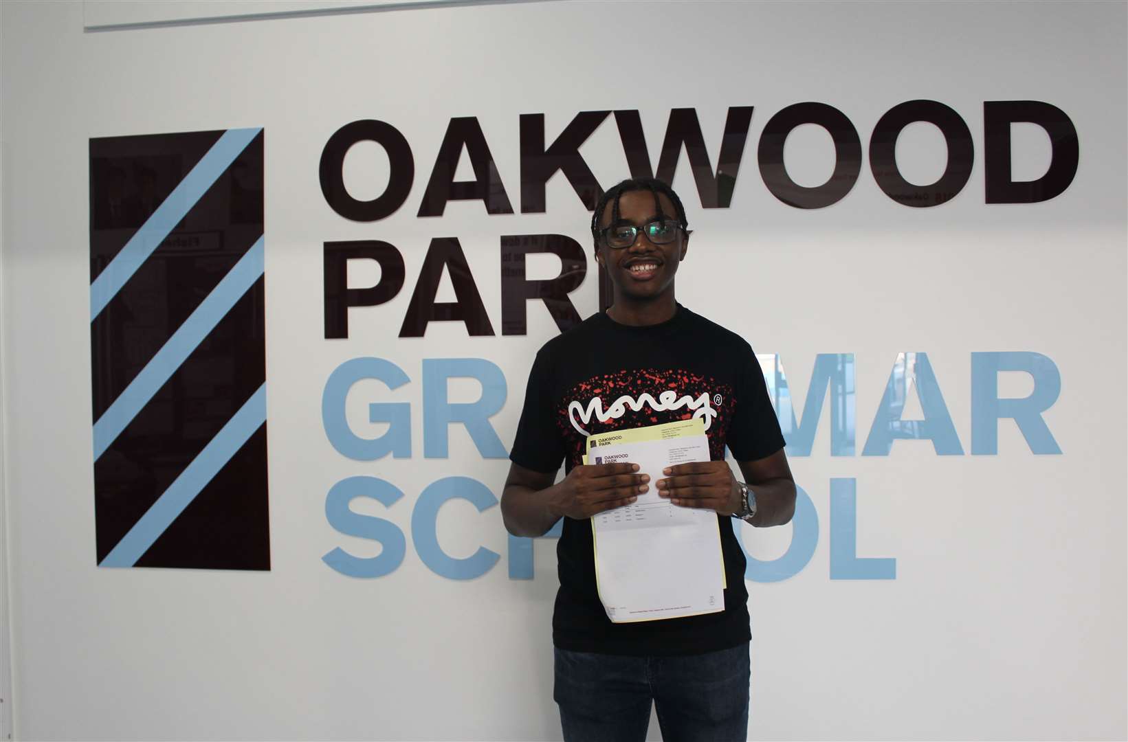 Oakwood Park Grammar School student Shawn Wambari is off to Leeds to study medicine