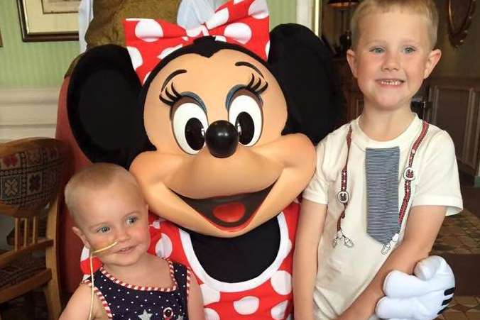 Ruby went on a trip to Disneyland Paris with her brother Freddy