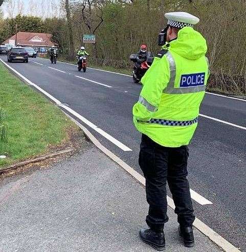 They stopped 27 bikes in total on Monday. Picture: Kent Police