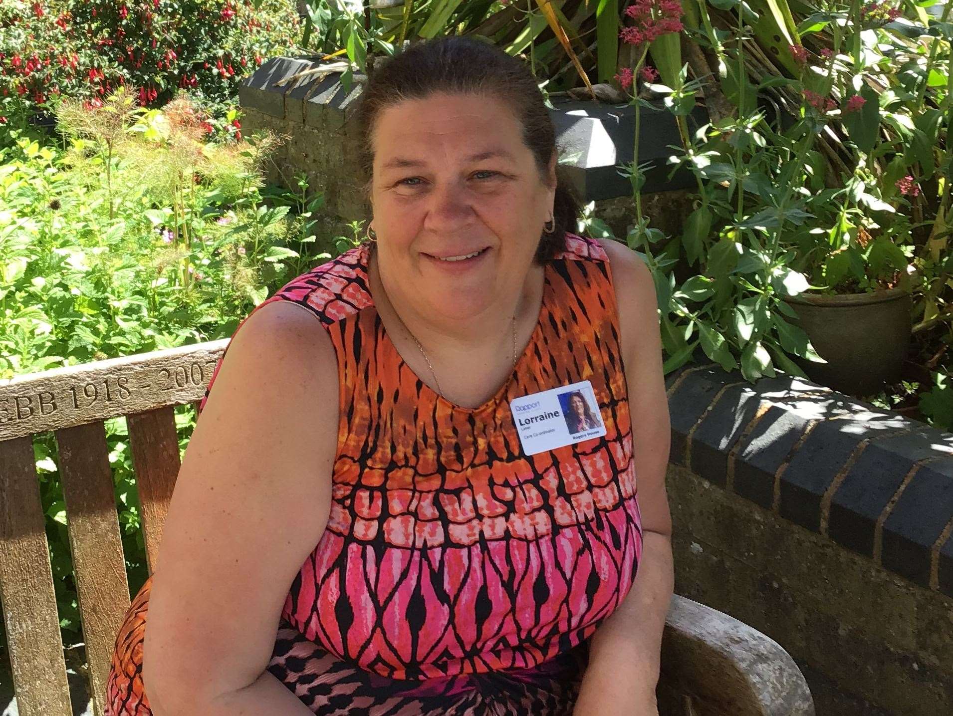Lorraine Laker works in Wigmore as a care home worker