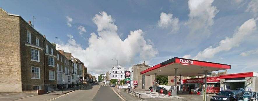 The service station is near a number of residential properties. Picture: Google Street View
