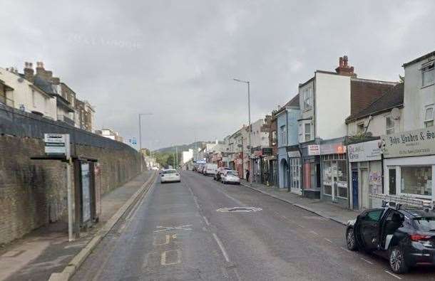 The crash happened in London Road, Dover. Picture: Google Maps