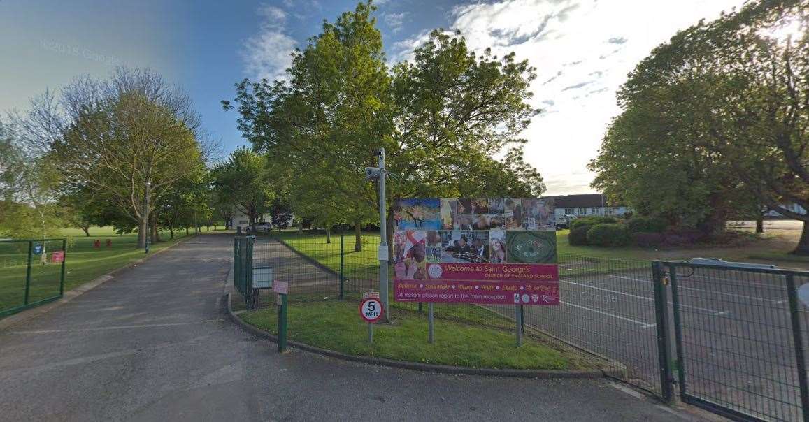 St George's CoE secondary school in Gravesend. Picture: Google Street View