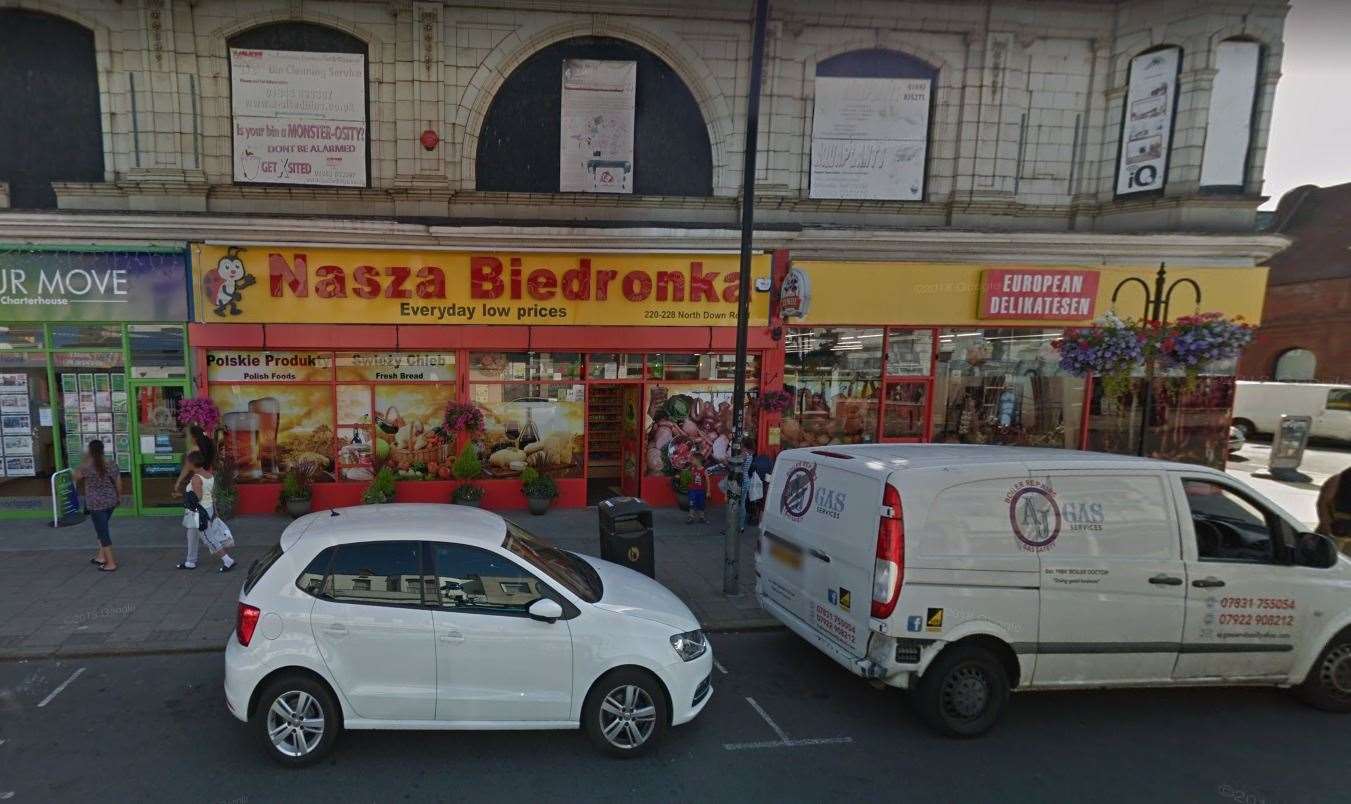European foodstore Nasza Biedronka in Cliftonville. Picture: Google