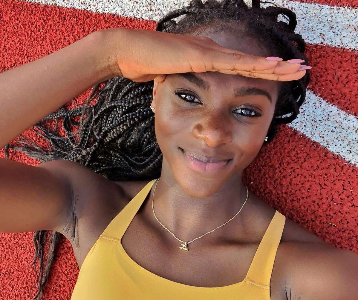 Dina Asher-Smith. Picture: Dina Asher-Smith / Twitter (49739473)