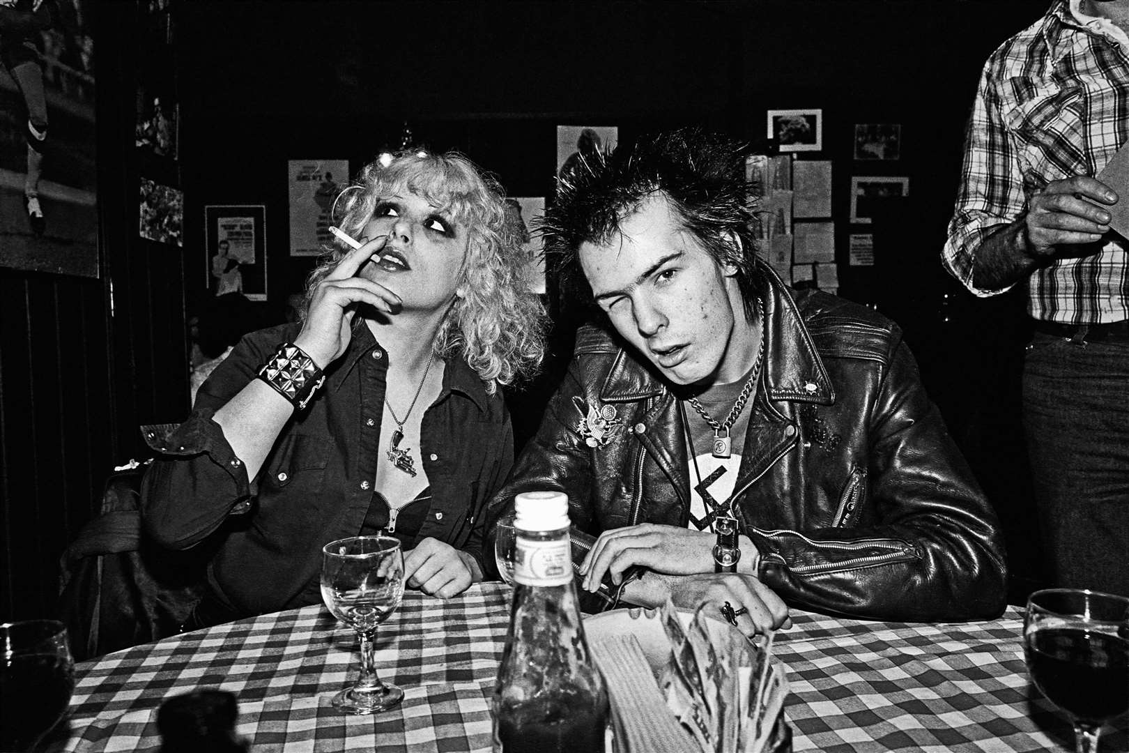 Sid Vicious and Nancy Spungen, one of the pictures displayed at the Skabour exhibition in Folkestone. Picture: Richard Mann