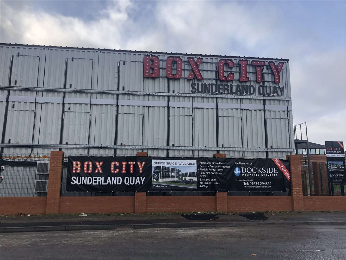 Box City in Sunderland Quay, Medway City Estate