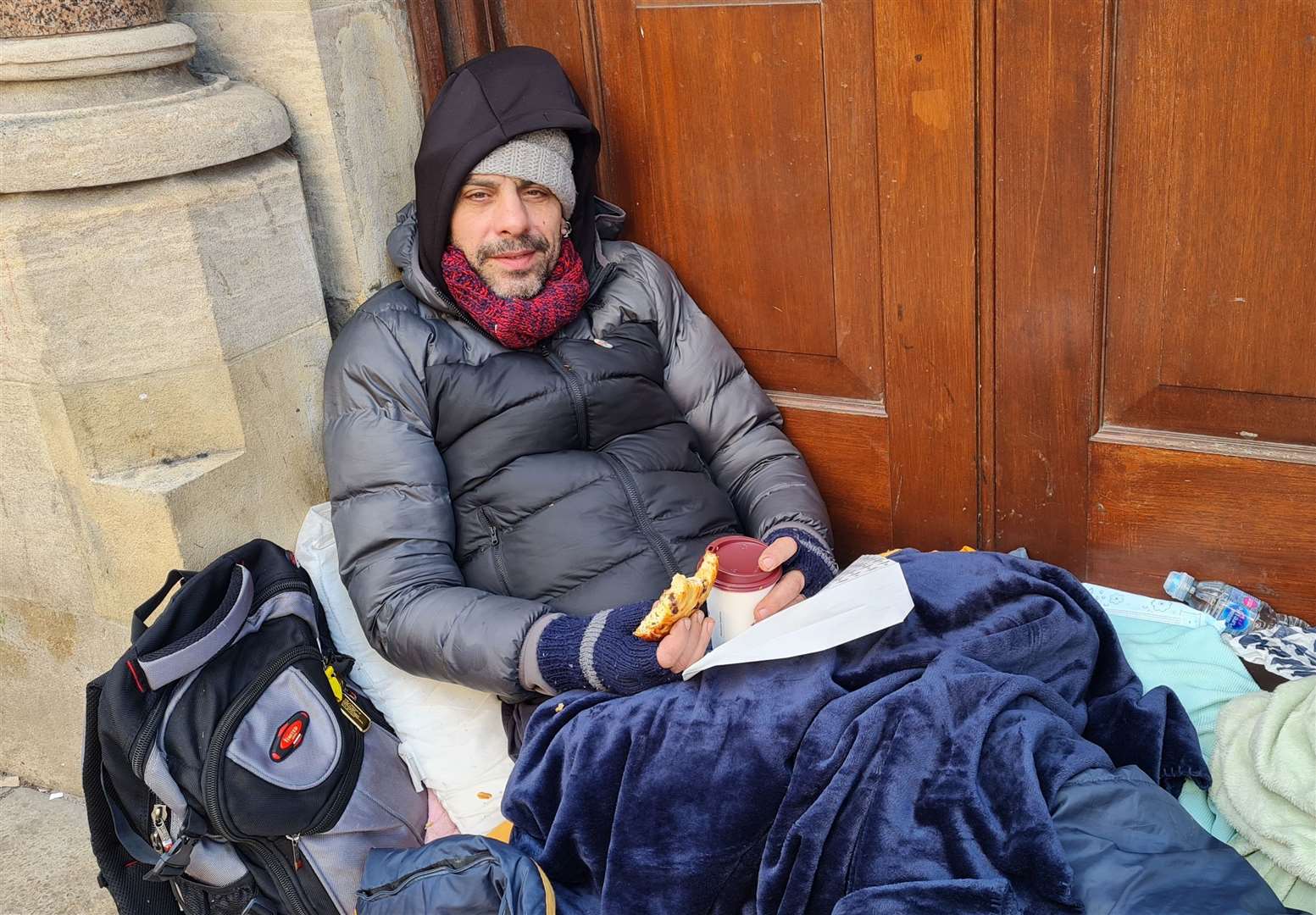 Homeless 'JC' fears he could be classed as a persistent beggar and hit with a fine