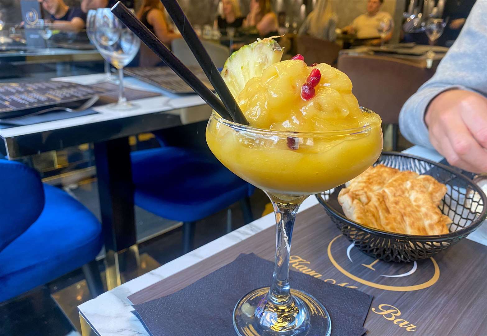 I tried a mango daquari mocktail and could barely tell it was booze-free