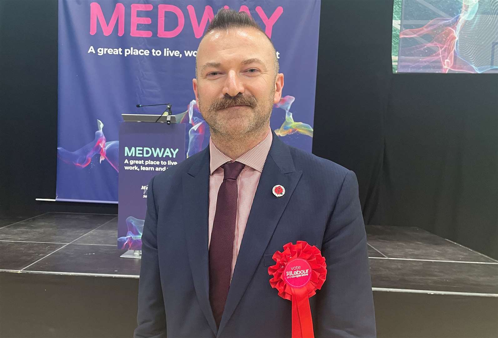 Alex Paterson was elected for Rochester West and Borstal