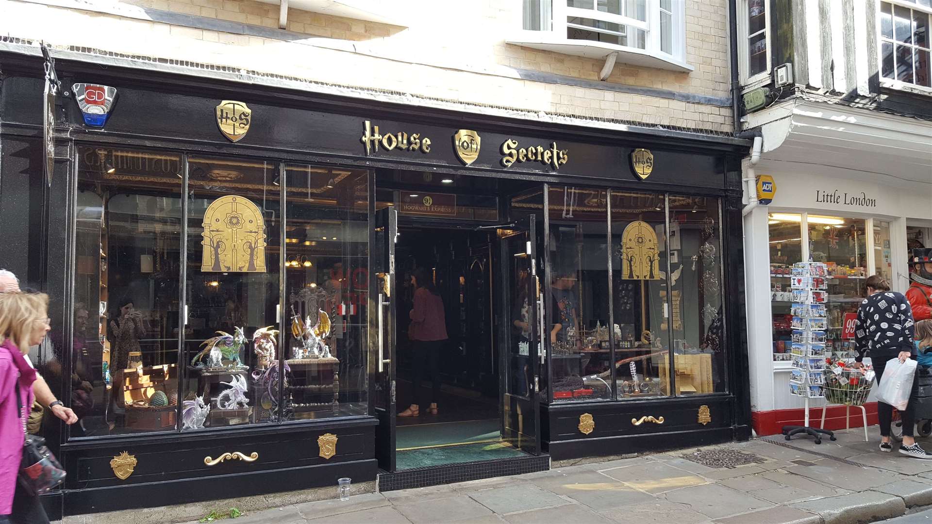 The Harry Potter-themed shop in Mercery Lane, Canterbury