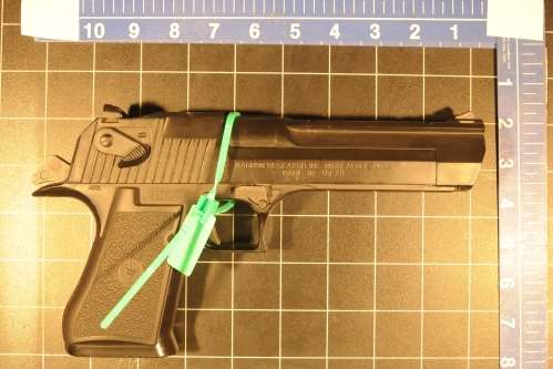 An imitation firearm seized by police. Library image.