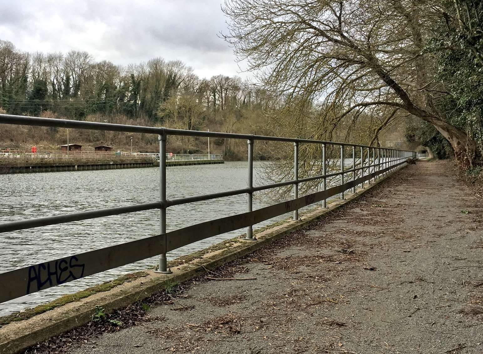 The path between Aylesford and Allington has now opened. Picture: Maidstone River Park