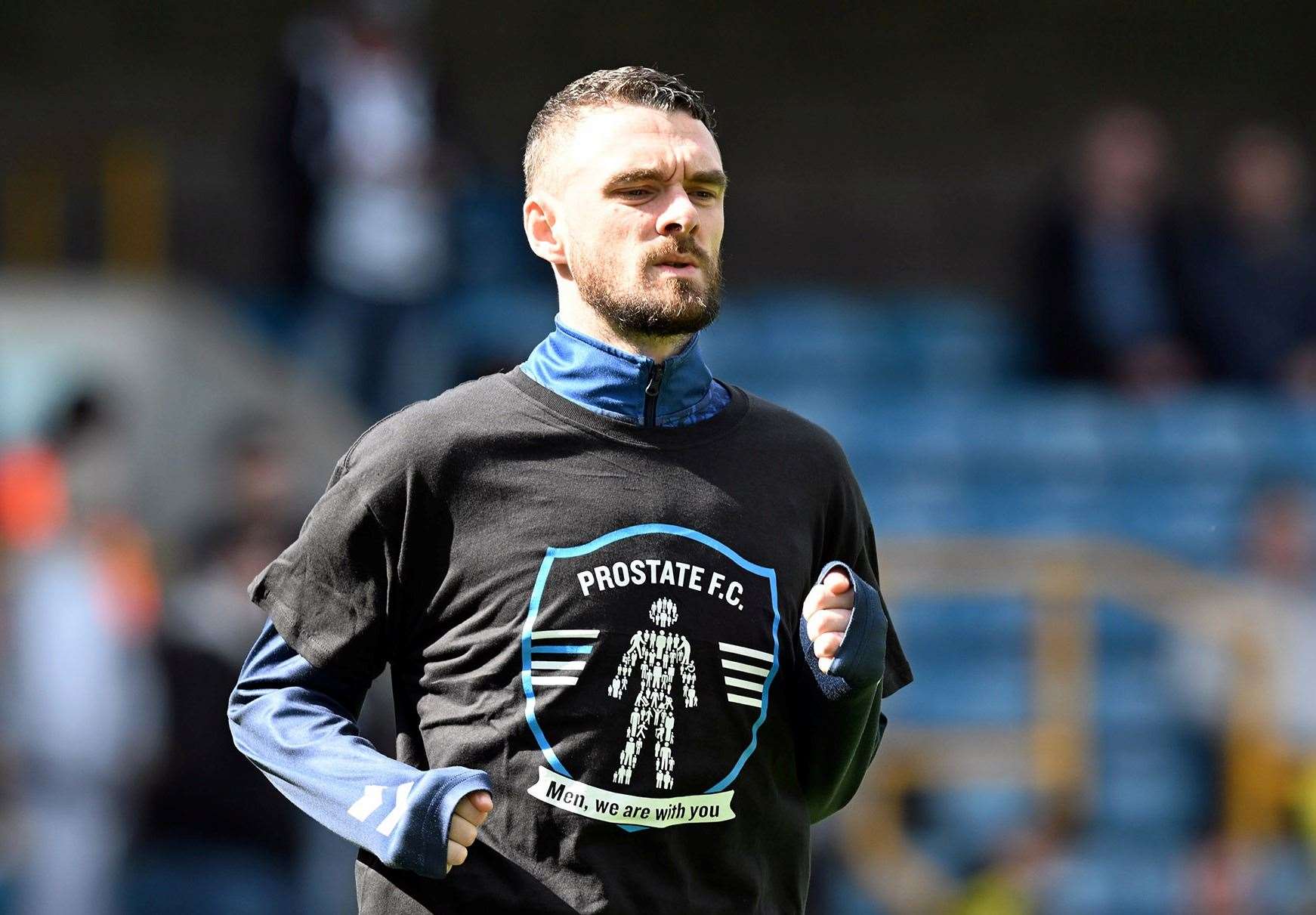 Scott Malone has spent the summer training with Gillingham but has yet to commit Picture: Keith Gillard