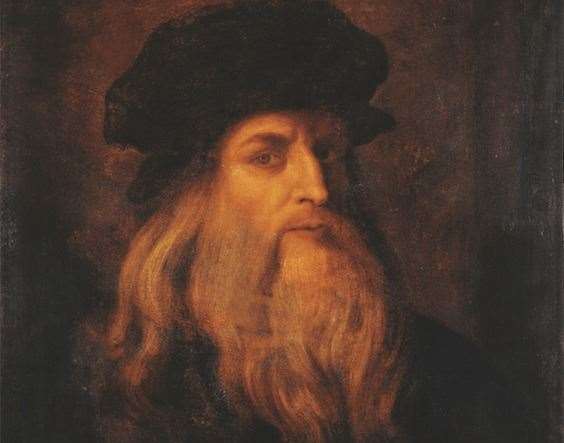 Leonardo da Vinci's self-portrait, upon which the creation was based (10756331)