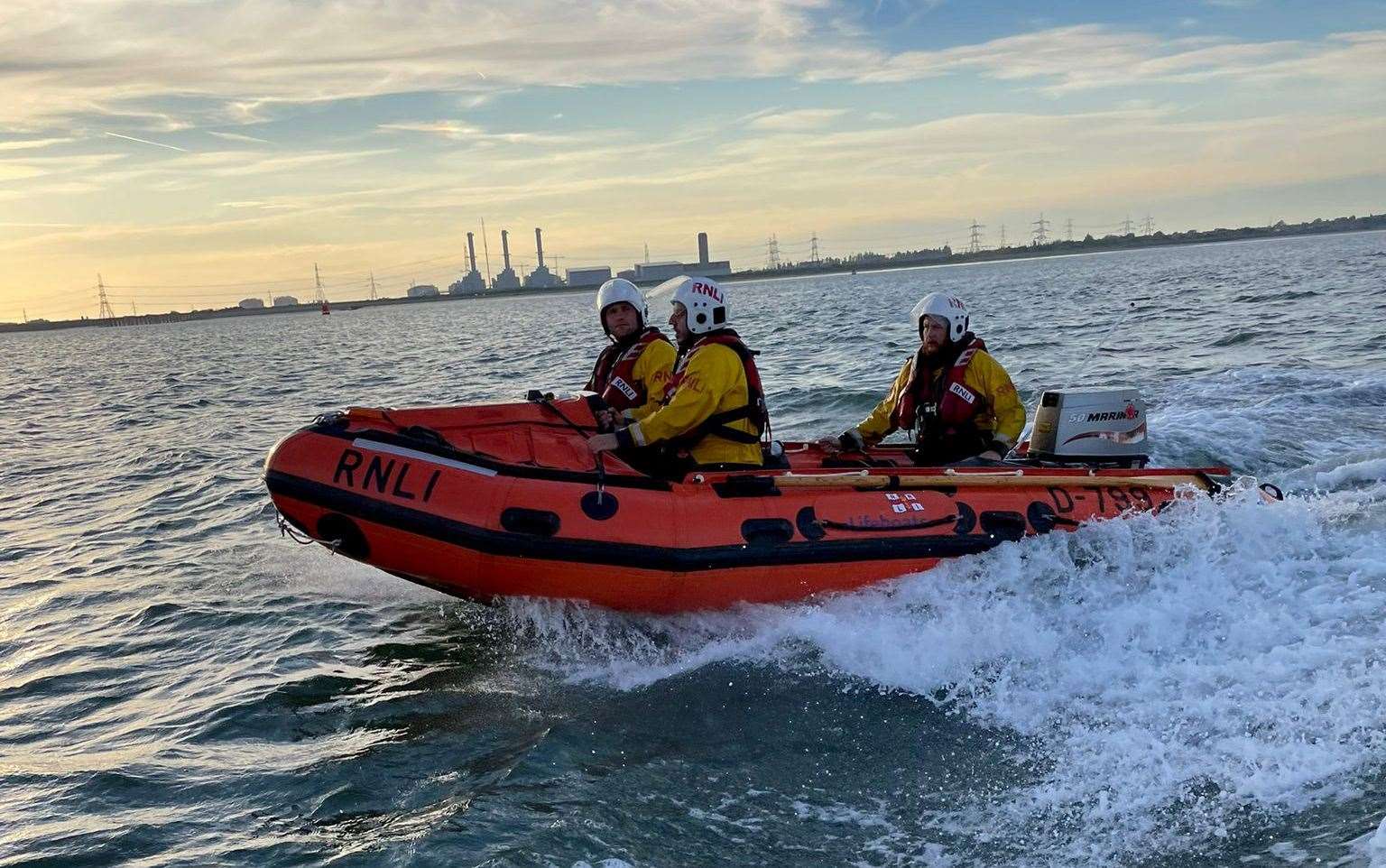 The inshore lifeboat at the RNLI Sheerness station. Picture: RNLI Stock