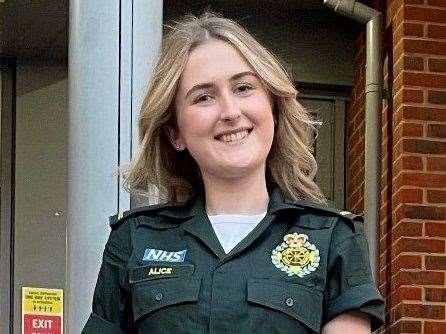 Paramedic Alice Clark died in a crash on the Sevenoaks Bypass