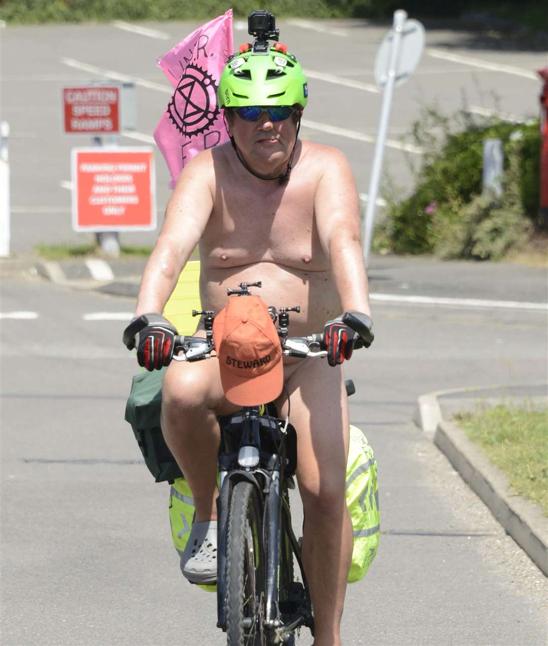 The ride took place on the hottest day of the year so far. Picture: Paul Amos