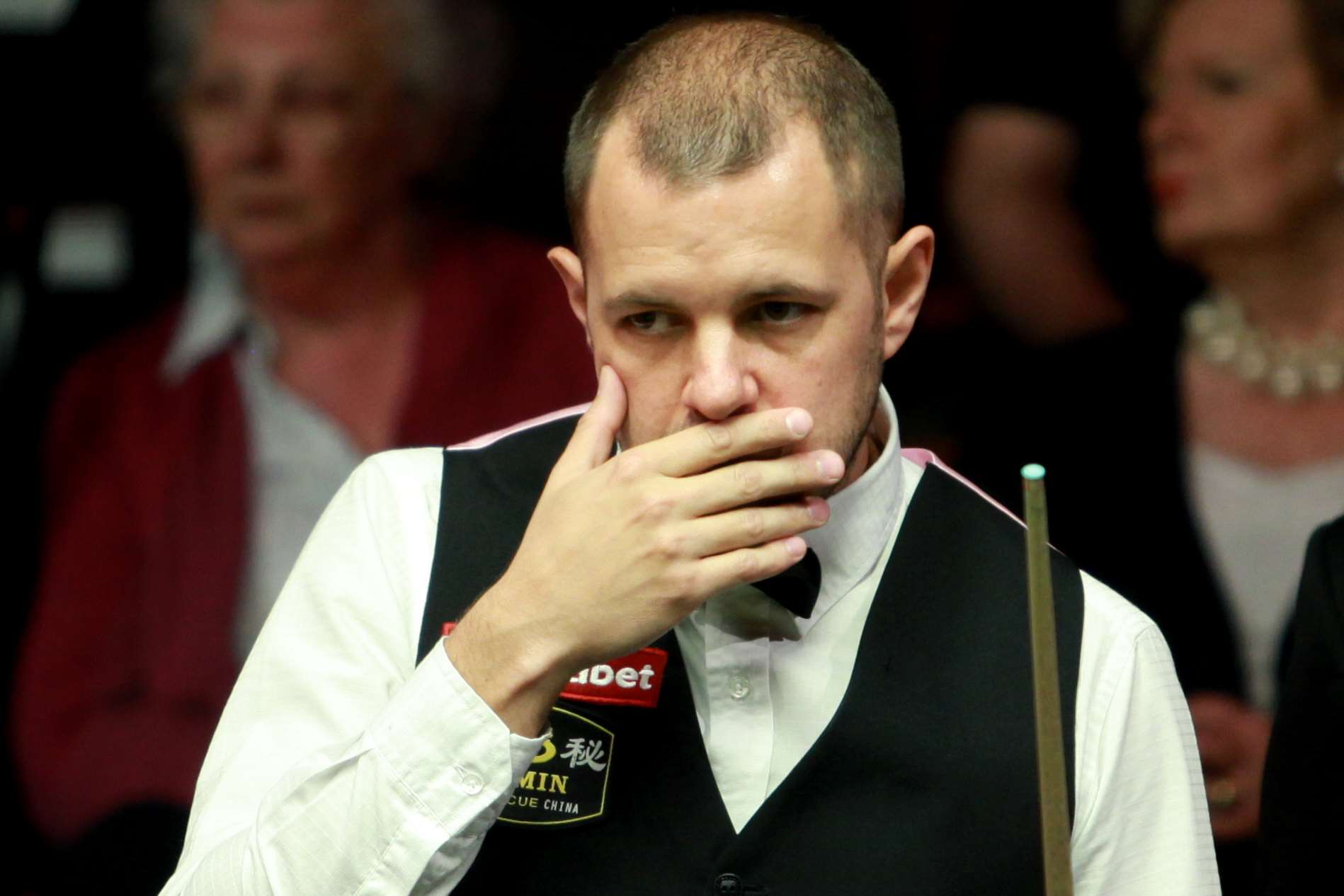 Barry Hawkins lost a 50-point lead in the final frame of his semi-final against Joe Perry Picture: World Snooker