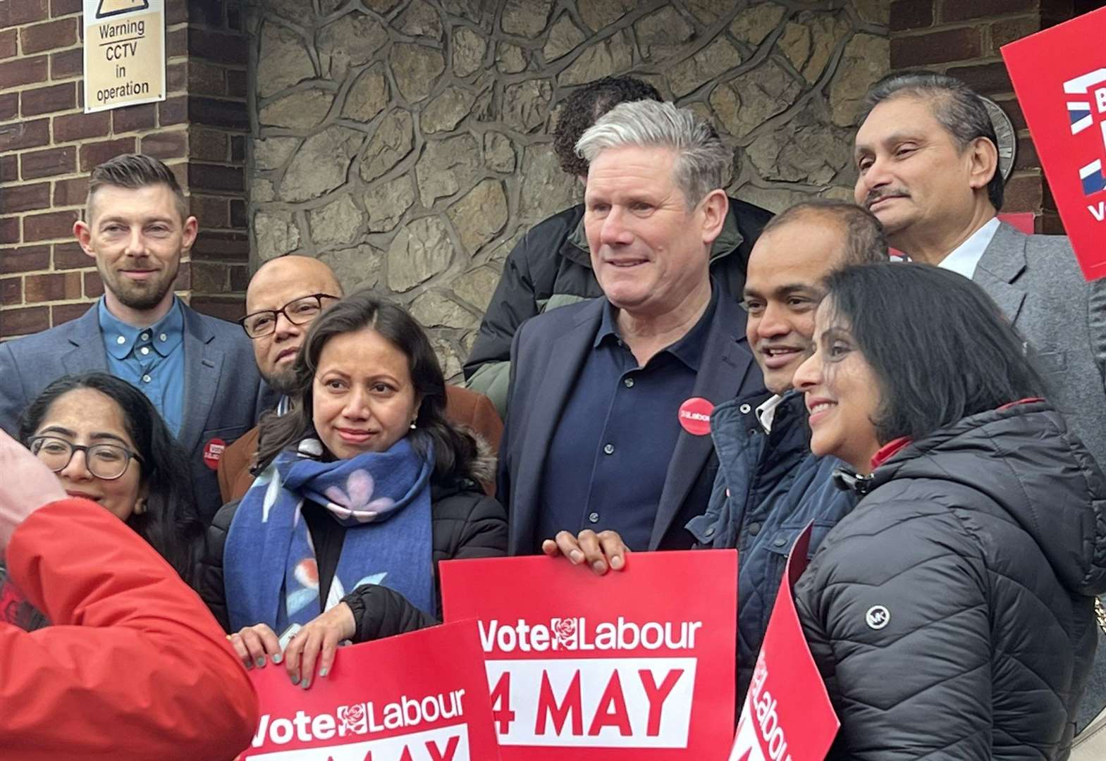 Sir Kier Starmer visited Gillingham Labour Group ahead of the upcoming elections. Picture: Katie May Nelson