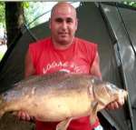 Justin Miah believes this carp may be a record-breaker