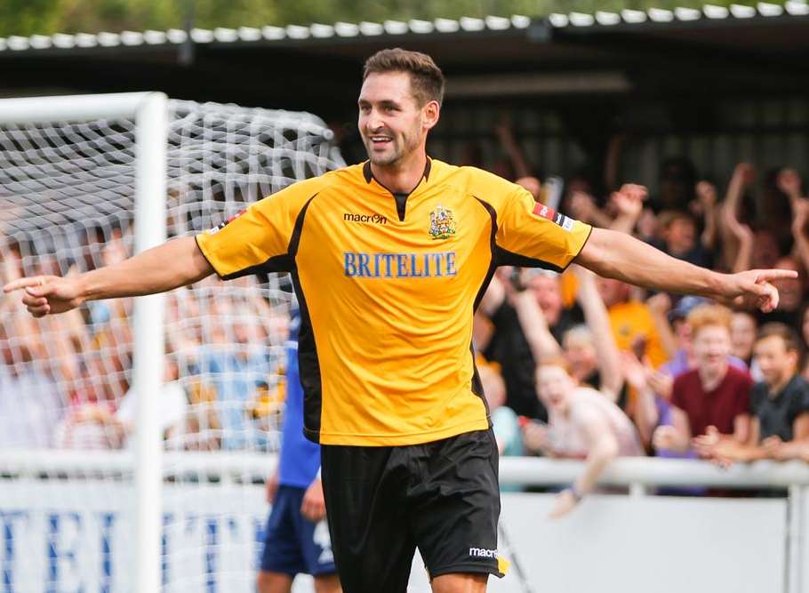 Maidstone United striker Jay May has signed a new deal Picture: Matthew Walker