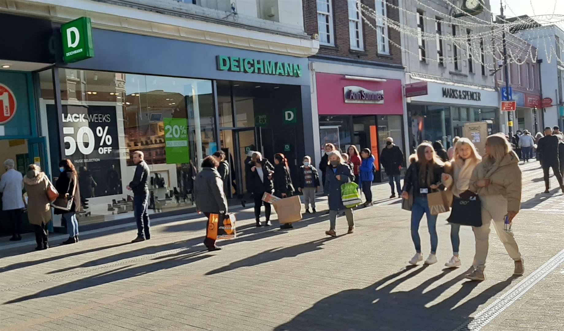 Shoppers will return to the centre of Maidstone as businesses reopen on Monday