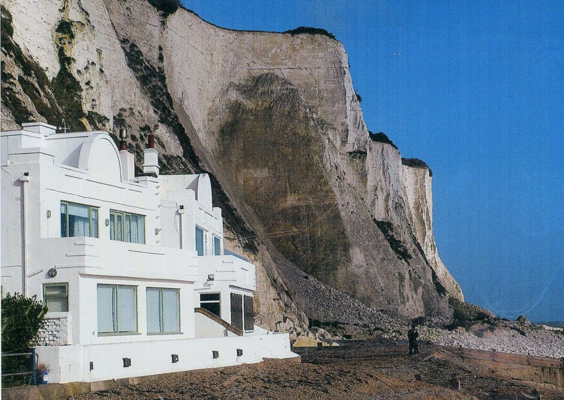 Author Ian Fleming's beach house in St Margaret's Bay, which he had in the 1950s. Picture from Paul Richardson