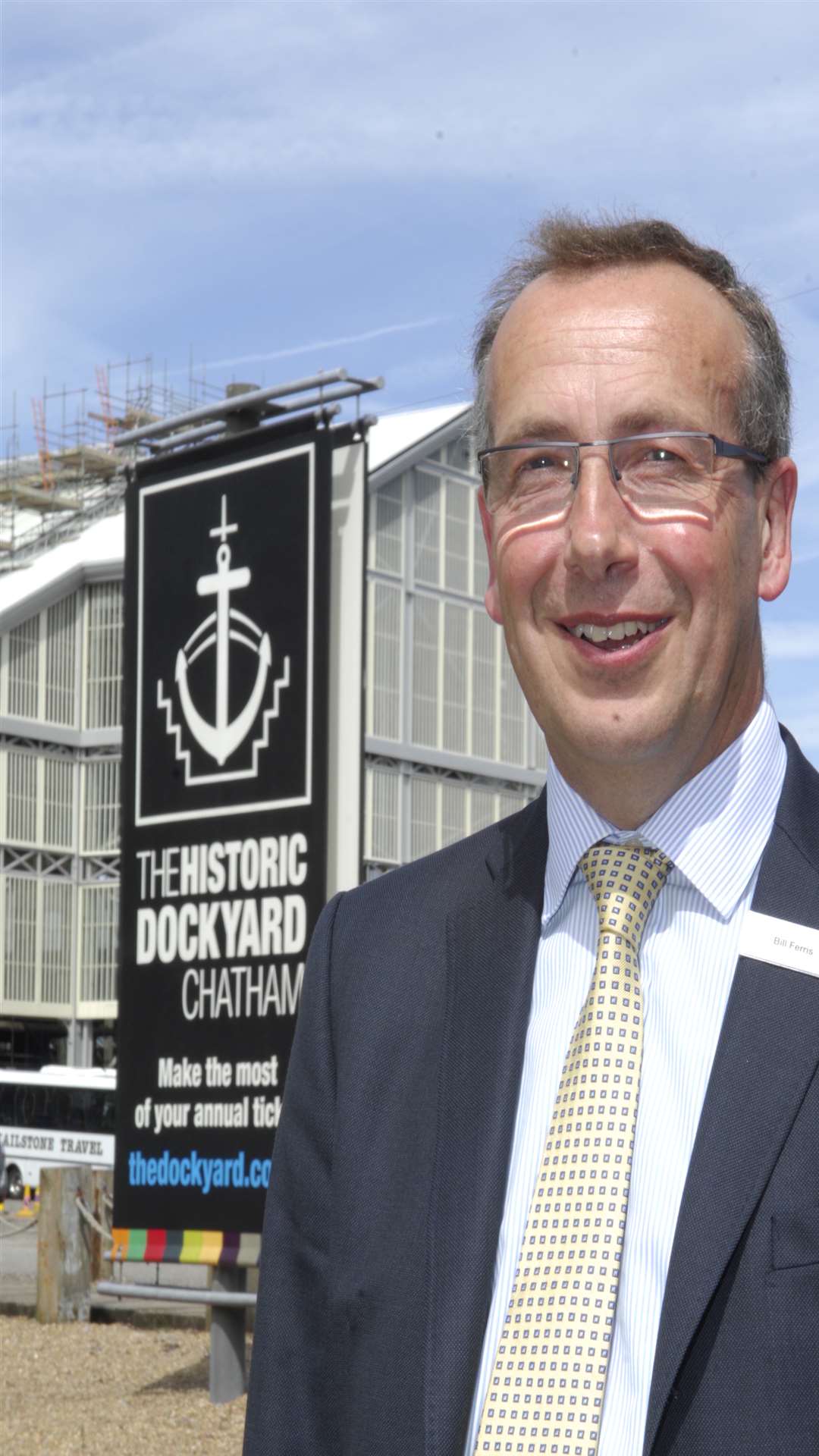 Bill Ferris, chief executive of The Chatham Historic Dockyard Trust
