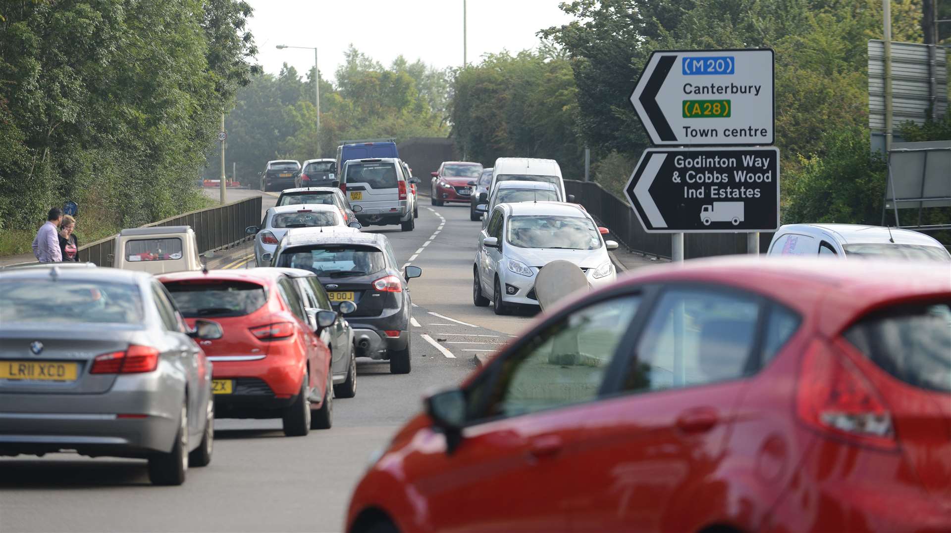 Chart Road is regularly congested, with drivers facing lengthy hold-ups