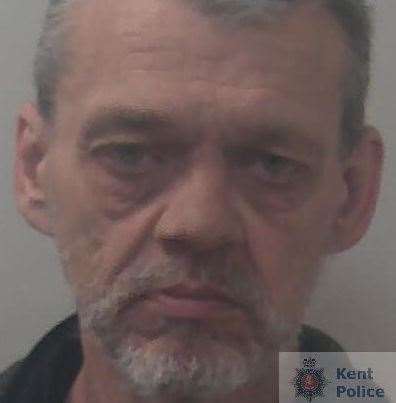 Douglas Brown has been jailed after burgling pensioner in Wateringbury. Picture: Kent Police