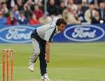 Azhar Mahmood took the prized wicket of Mark Ramprakash