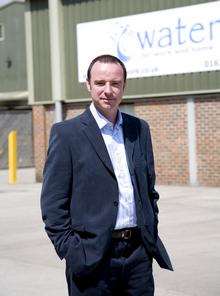 Ben McGannon, managing director of Water for Work and Home, Marden.