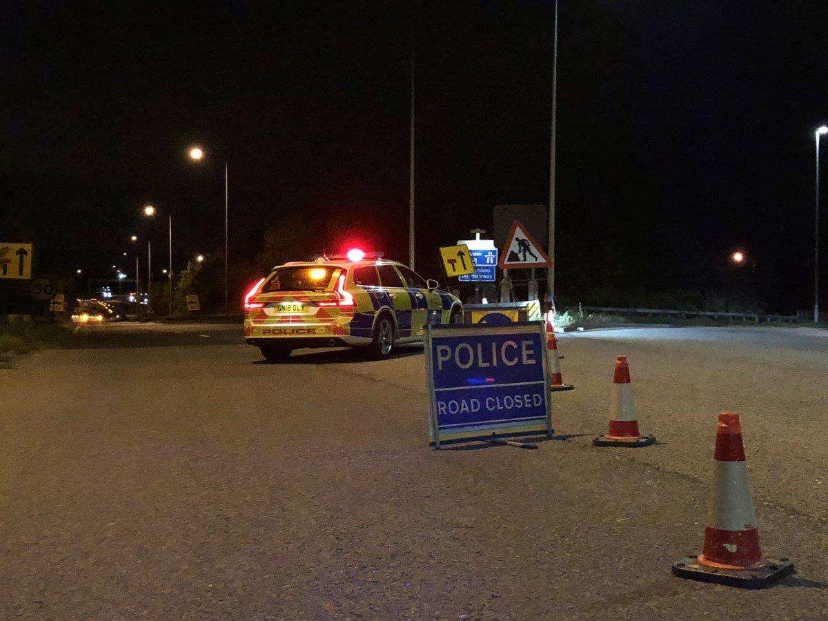 A woman has died after falling from a bridge on the M20. Picture: Kent Police