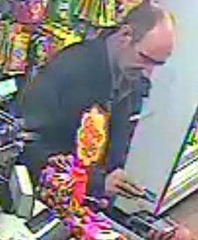 CCTV footage showed David Howarth using stolen bank cards