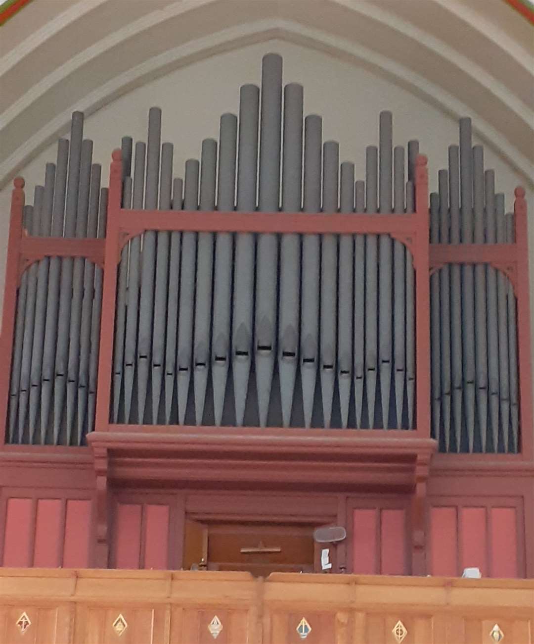 The organ at St Saviours, now Harbour Church. Picture: Harbour Church