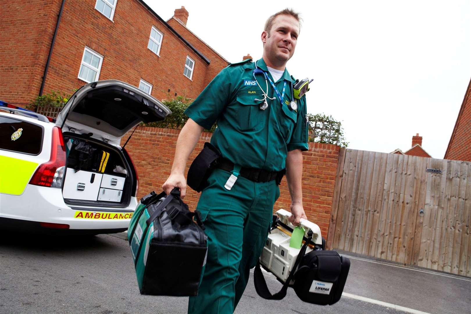 When they arrived, the paramedics were "marvellous". SECAMB stock pic