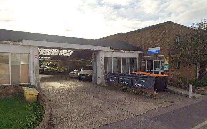 The ambulance station in Star Mill Lane, Chatham. Picture: Google Street View