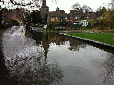 Deep water at Eynsford.