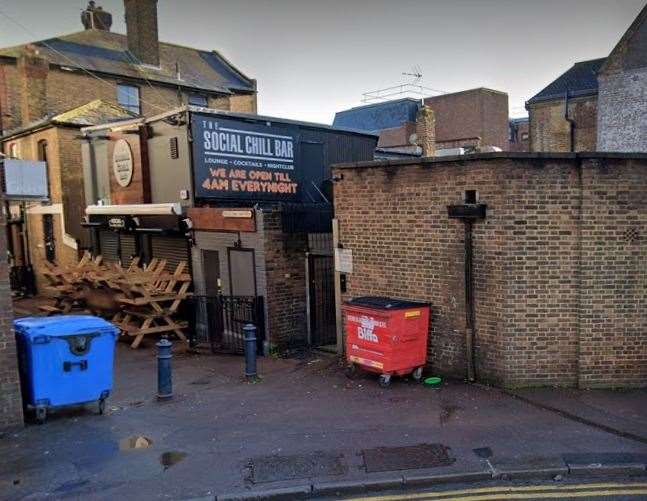 Police were called to the Social Chill Bar, Maidstone, on April 10. Picture: Google (56375767)