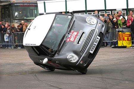 Mini stunts at Brands Hatch