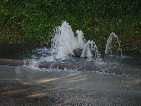 A water leak in Ashford Road, Tenterden