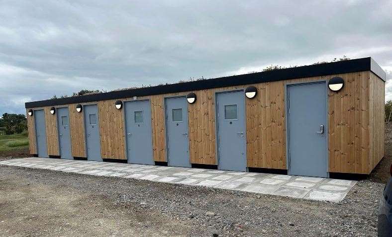 Barton's Point had a new toilet block after months without one. Picture: Elliott Jayes