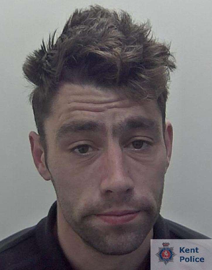 Thief Stephen Field has been locked up for six-and-a-half-years. Picture: Kent Police