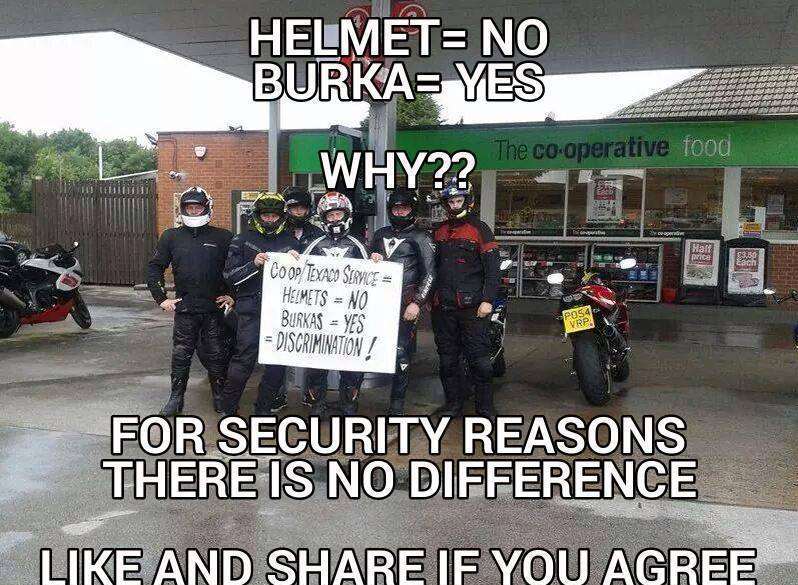 The picture from Britain First's Facebook account, shared by Royal British Legion Greenhithe