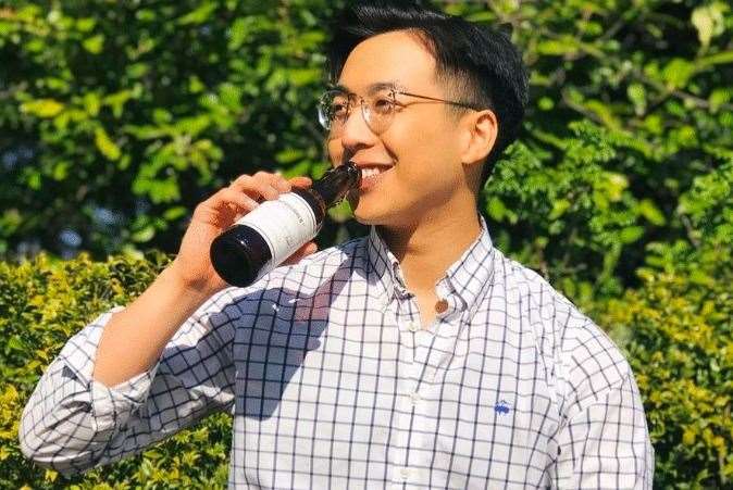 Mark Wong hopes to taste success with his new non-alcoholic lager