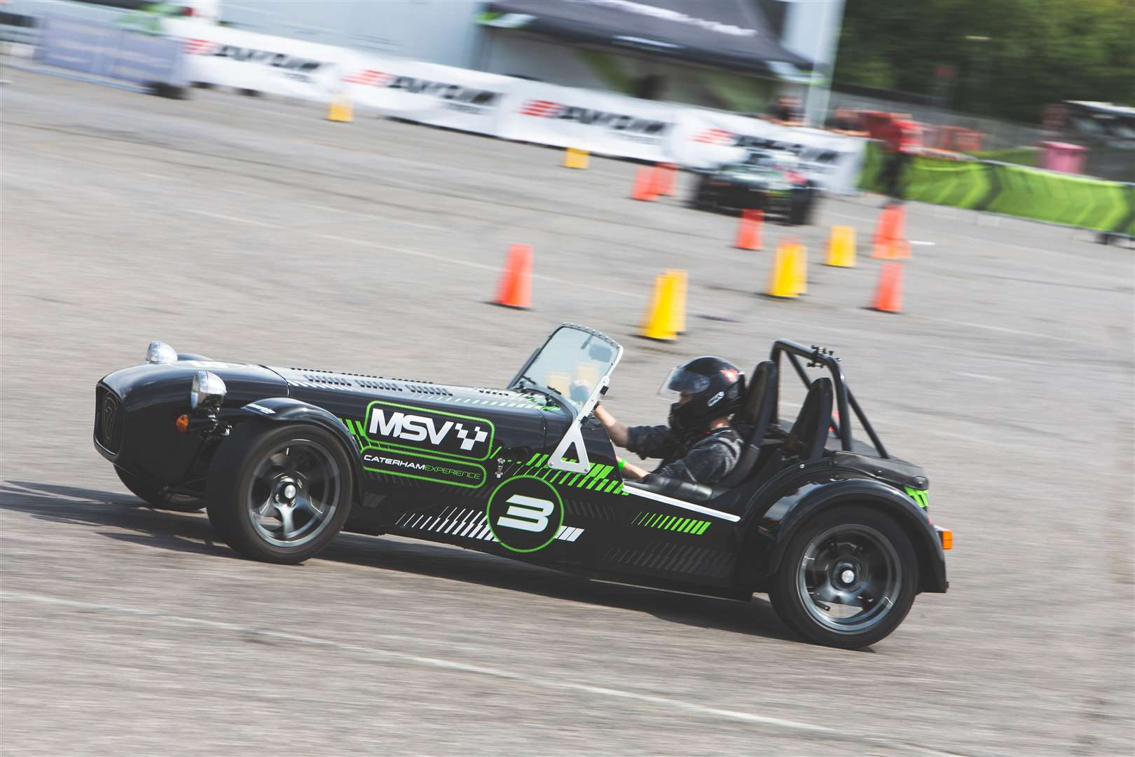 KentOnline's Dan Wright tries the new Caterham driving experience at Brands Hatch