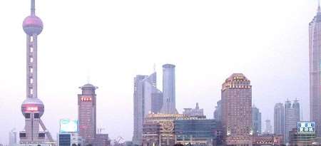 Shanghai's stunning skyline is a match for anything in the West. Picture: KARINA HODDER