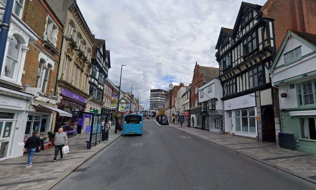 Diavren Pope has been convicted at court after stealing £50 from a restaurant in Maidstone's High Street. Picture: Google Street View