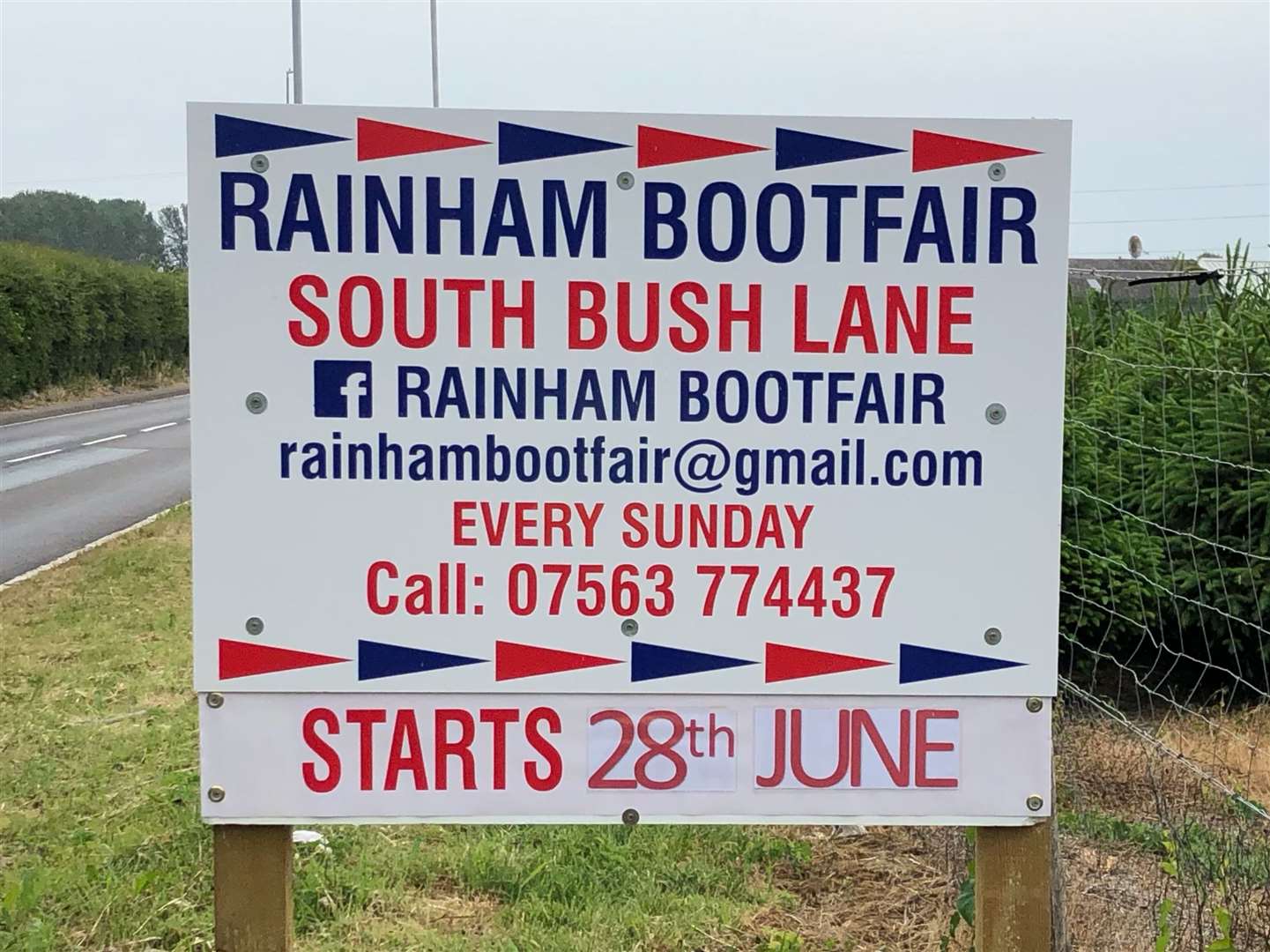 Rainham Bootfair launched in South Bush Lane last month